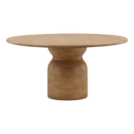 Alegra Dining Table Light Natural — Front Three-Quarter