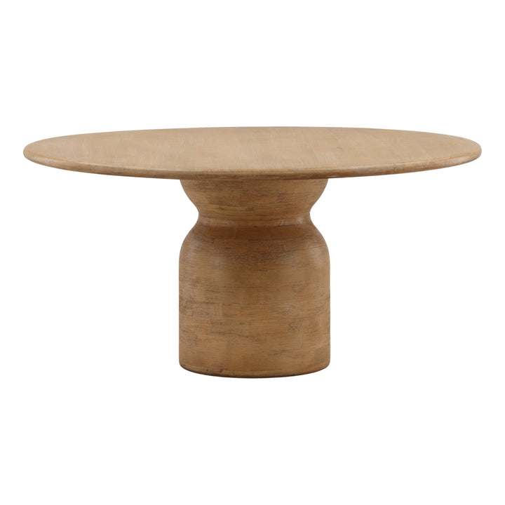 Alegra Dining Table Light Natural — Front Three-Quarter