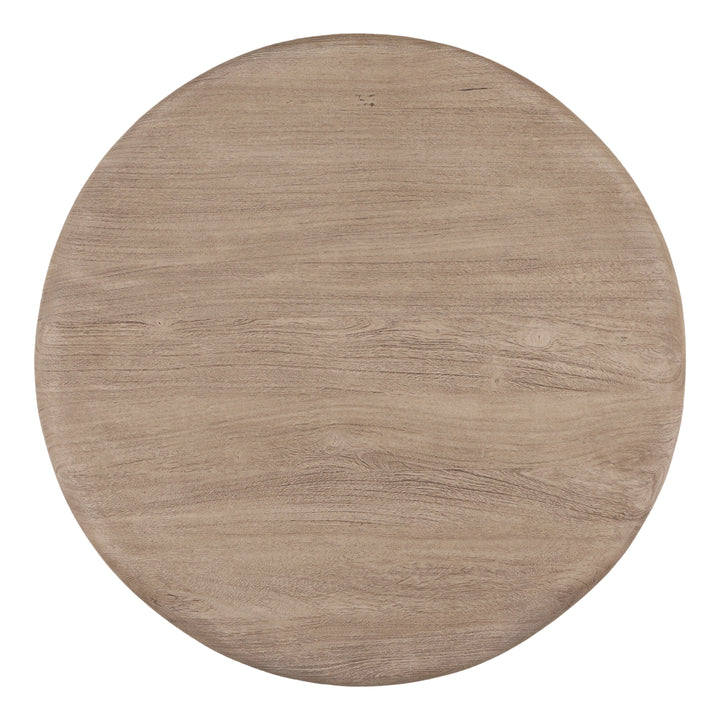 Marcy Bistro Table Weathered Natural — Overhead