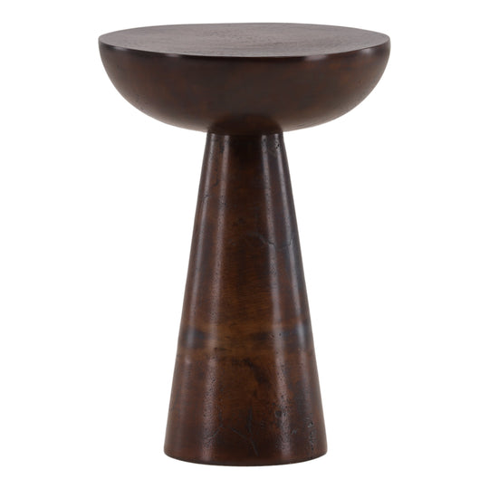Destin Side Table Brown Small — Front Three-Quarter
