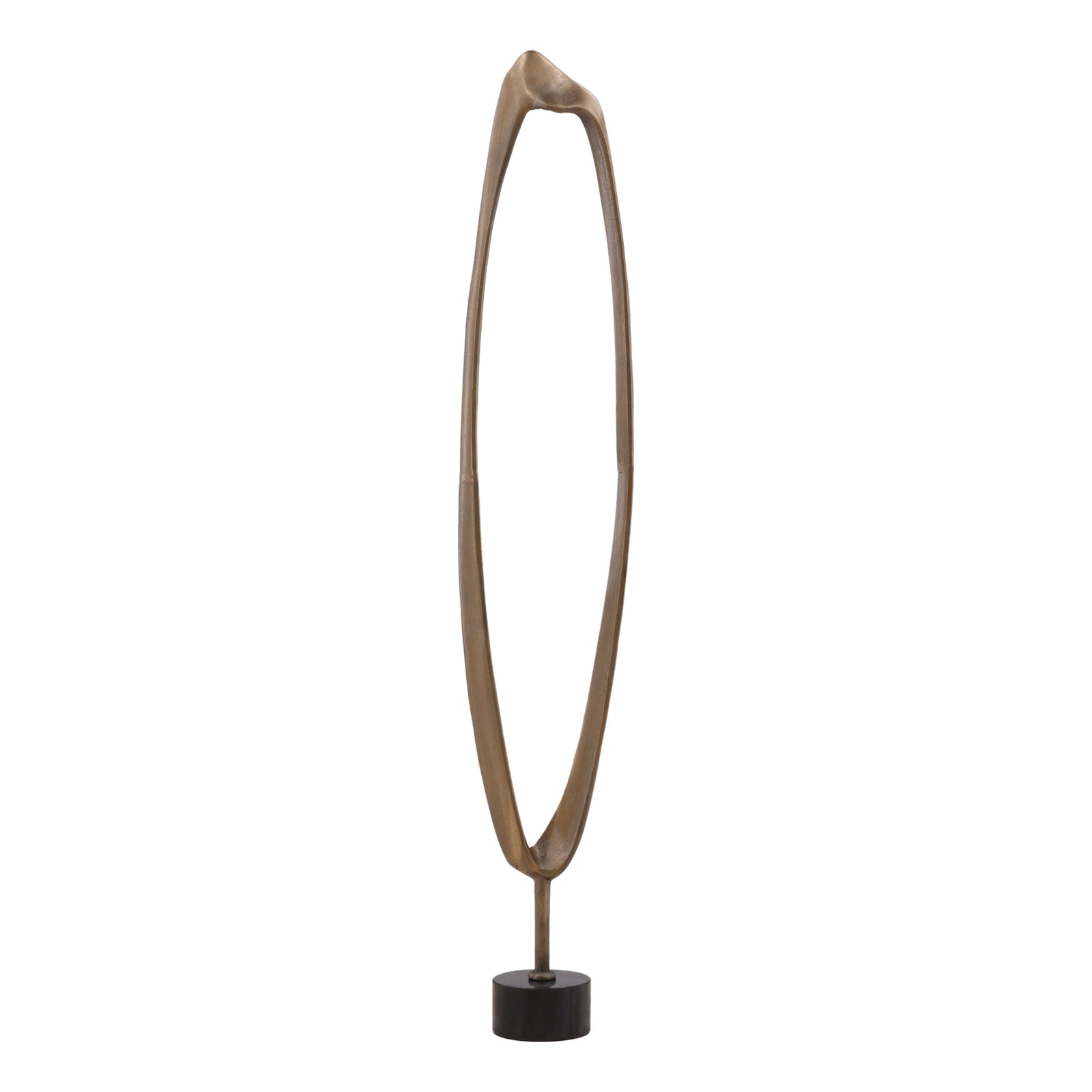 Stanfeld Sculpture Antique Brass Large — Front