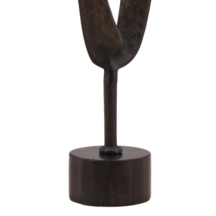 Stanfeld Sculpture Black Brass Small — Detail 2