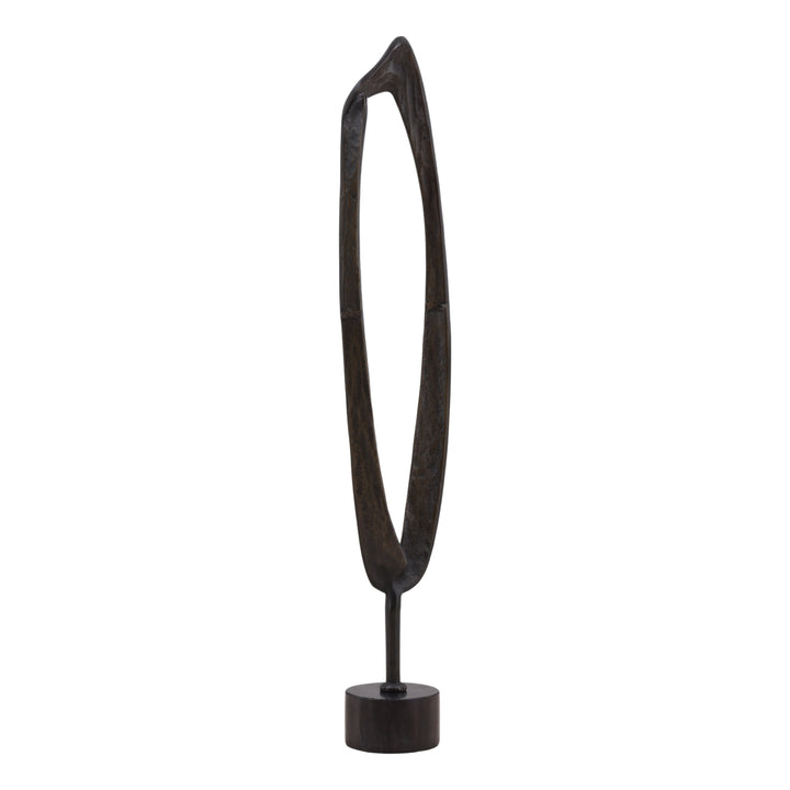 Stanfeld Sculpture Black Brass Small — Front Three-Quarter