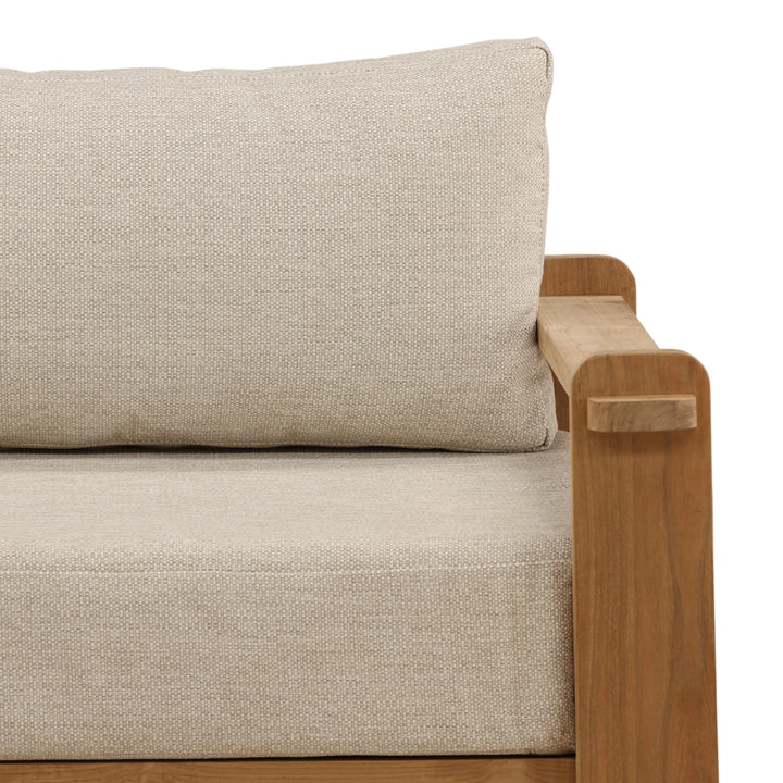 Julienne Outdoor Sofa Chair Taupe — Detail 3