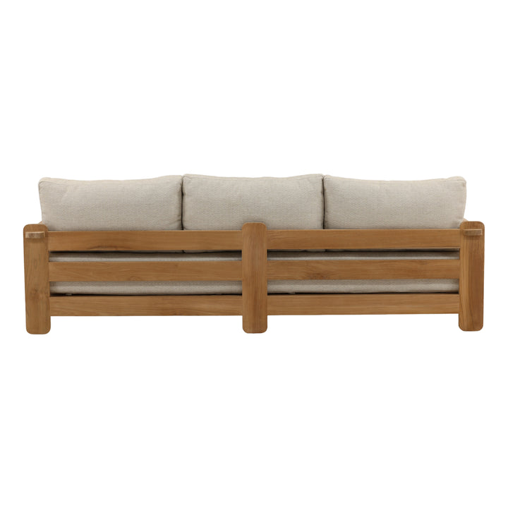 Julienne Outdoor Sofa Taupe — Back