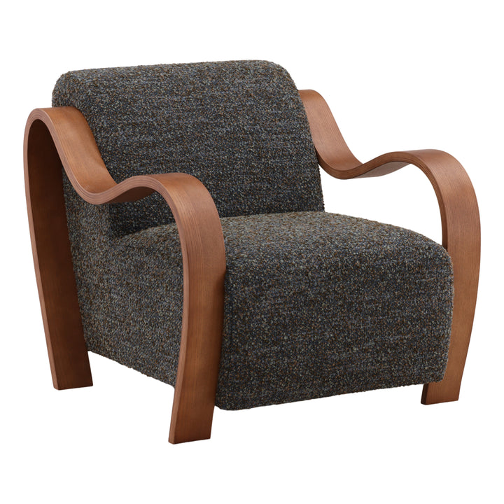 Anabel Occasional Chair Blue — Front Three-Quarter