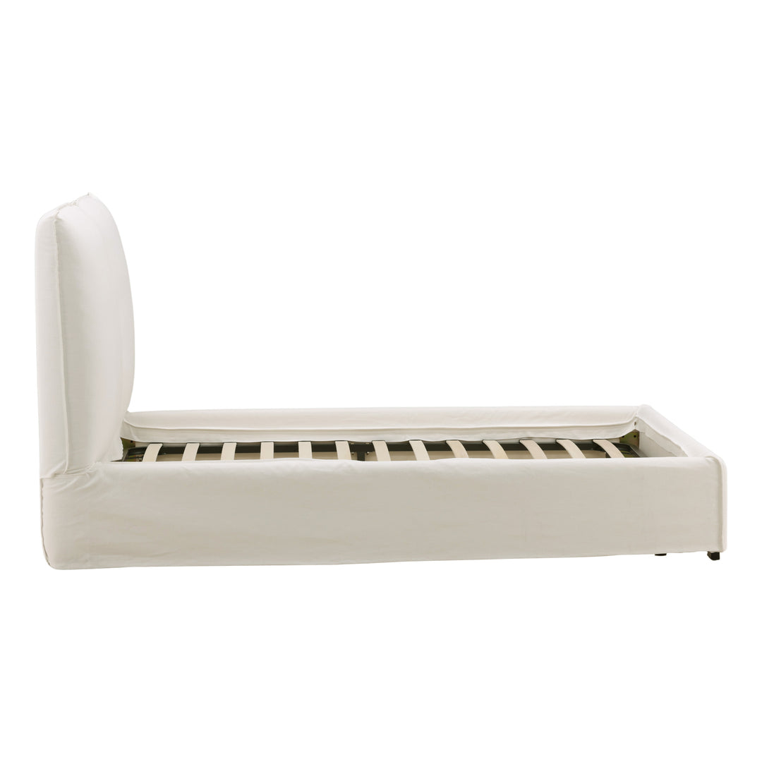 Omario Bed Queen Off White — Profile