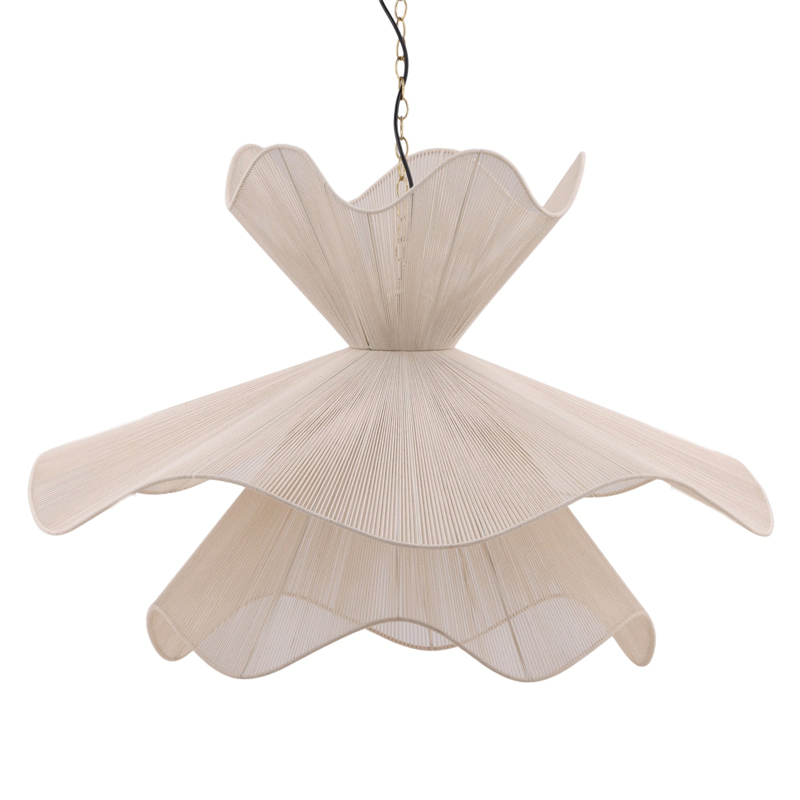Jowles Pendant Light White — Front Three-Quarter