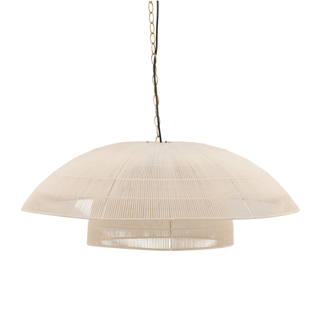 Alessa Pendant Light White — Front Three-Quarter