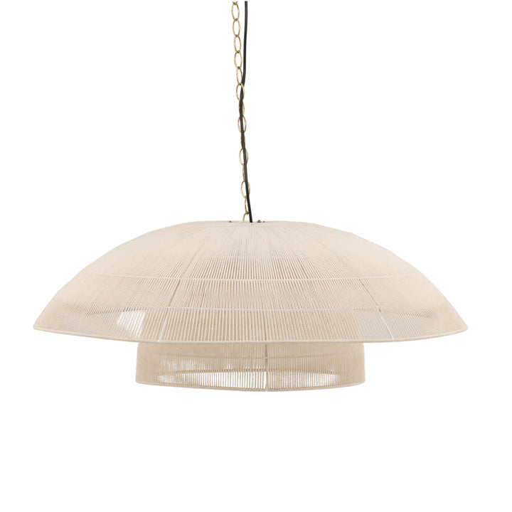 Alessa Pendant Light White — Front Three-Quarter
