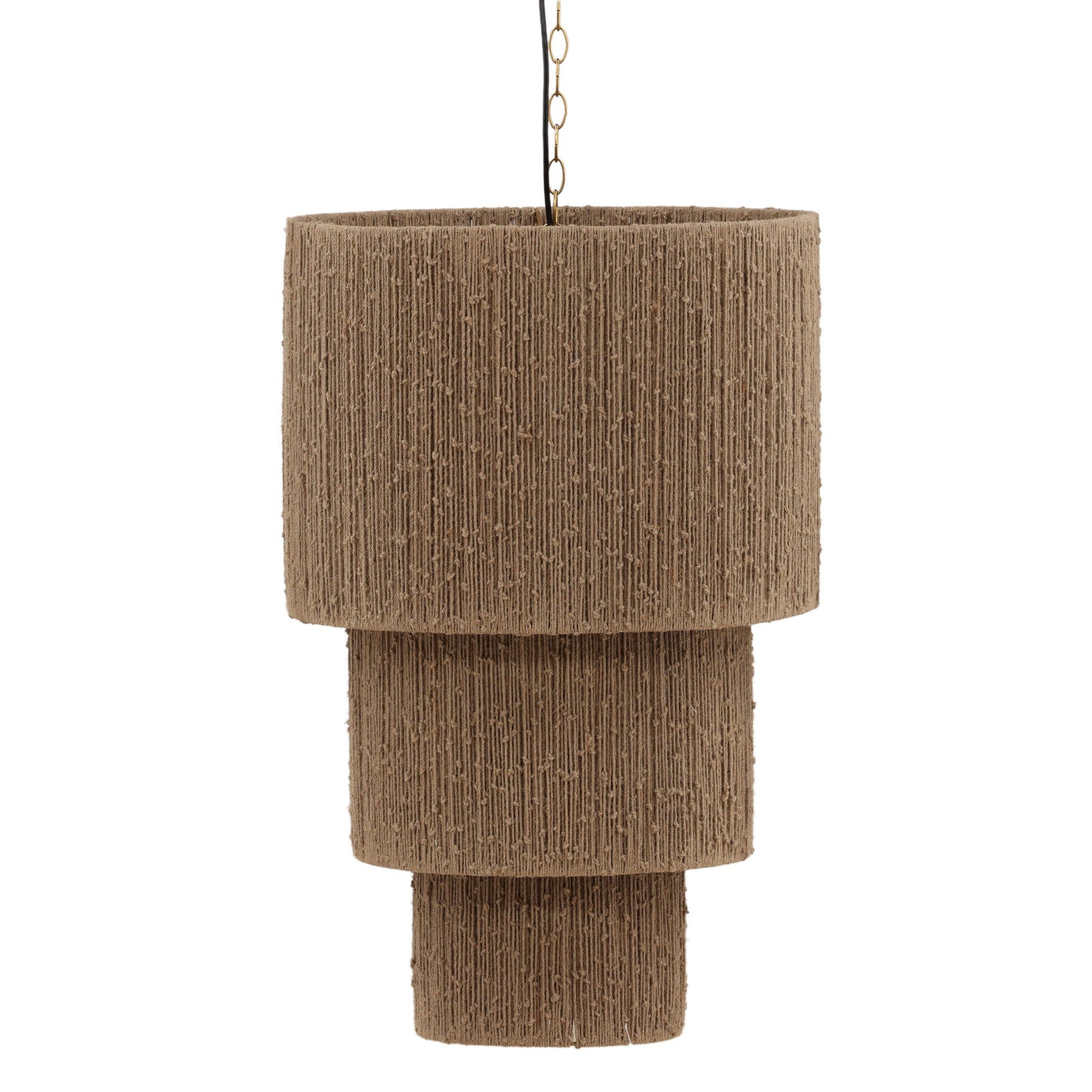 Karoh Pendant Light Natural — Front Three-Quarter
