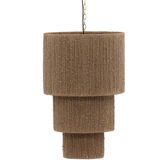 Karoh Pendant Light Natural — Front Three-Quarter
