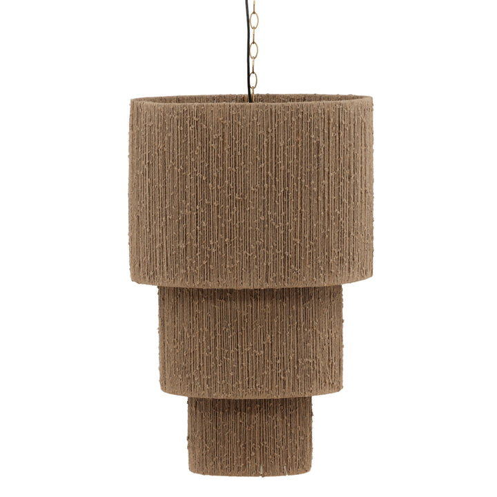 Karoh Pendant Light Natural — Front Three-Quarter