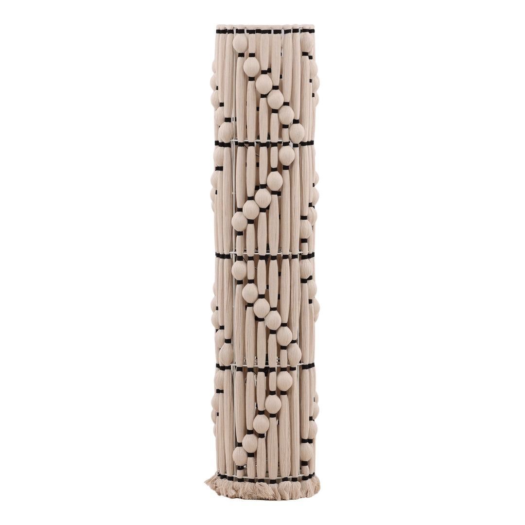 Jennipher Floor Lamp White — Front Three-Quarter
