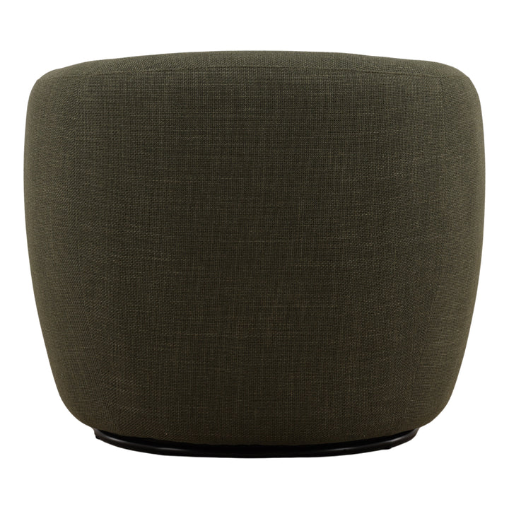 Milbrook Swivel Chair Green — Back