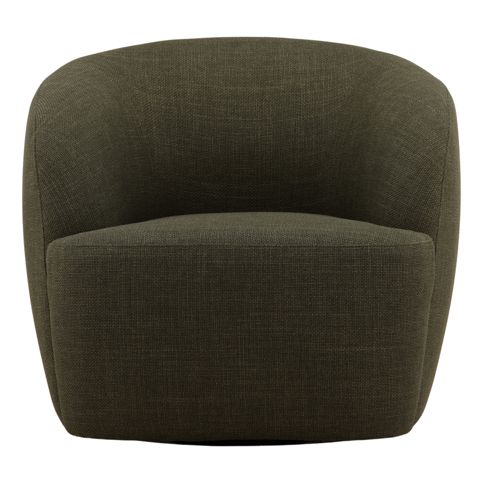 Milbrook Swivel Chair Green — Front