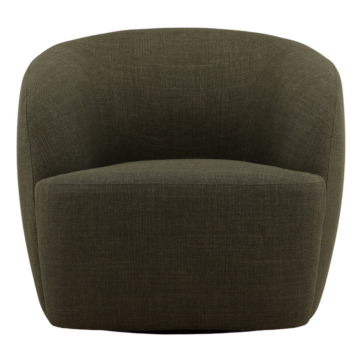 Milbrook Swivel Chair Green — Front