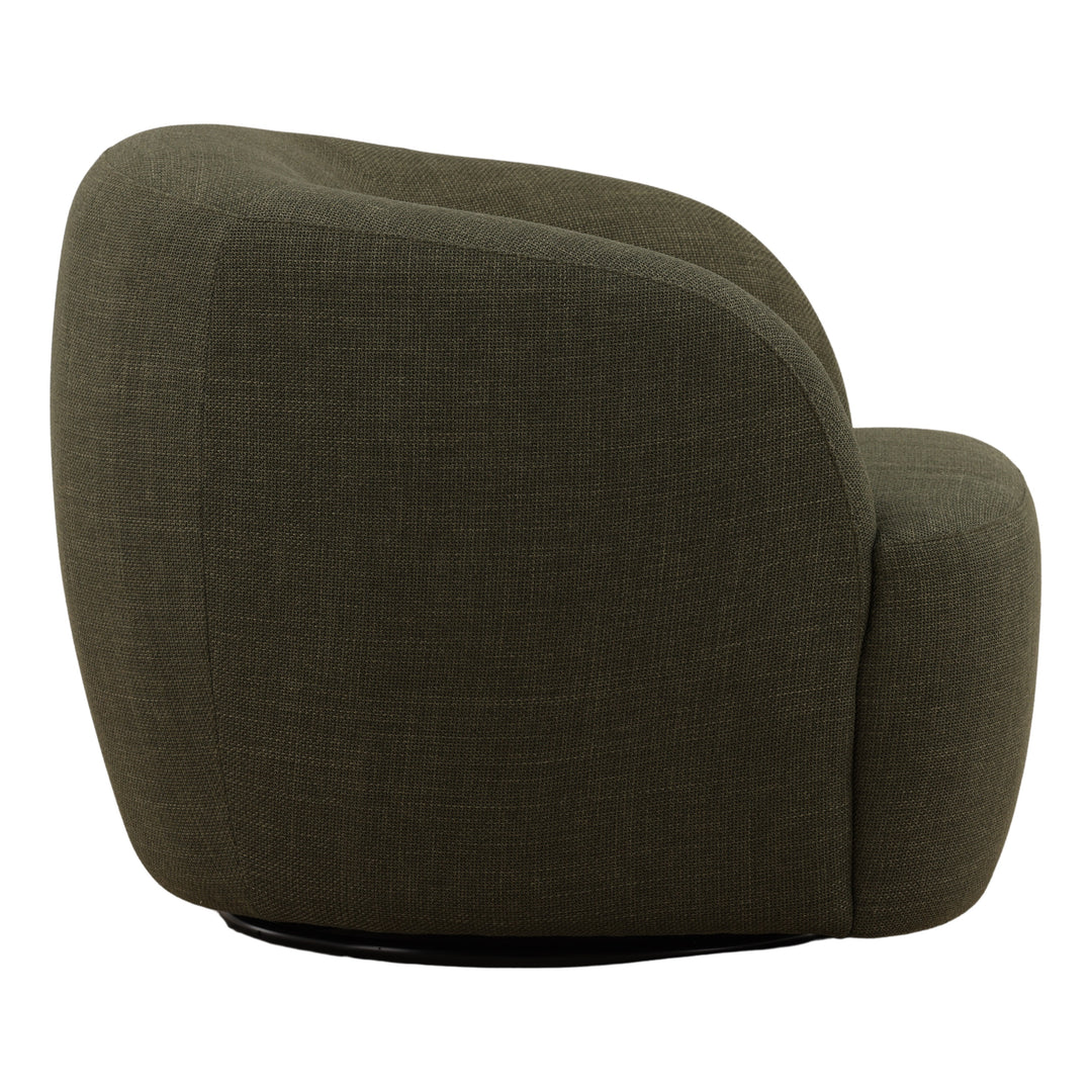 Milbrook Swivel Chair Green — Profile