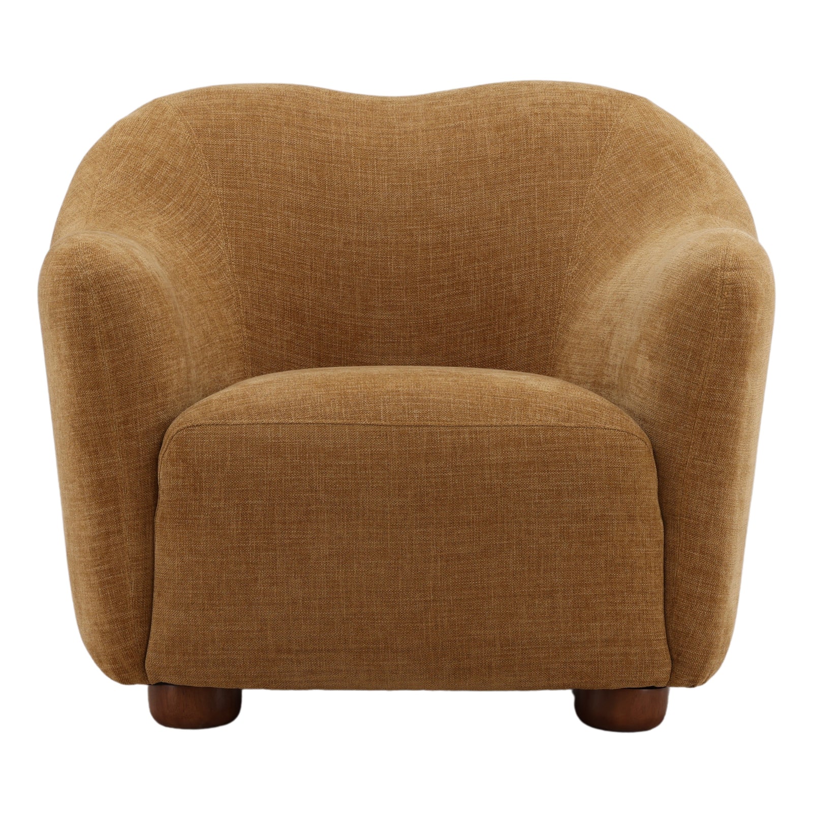 Francessa Sofa Chair Ochre — Front