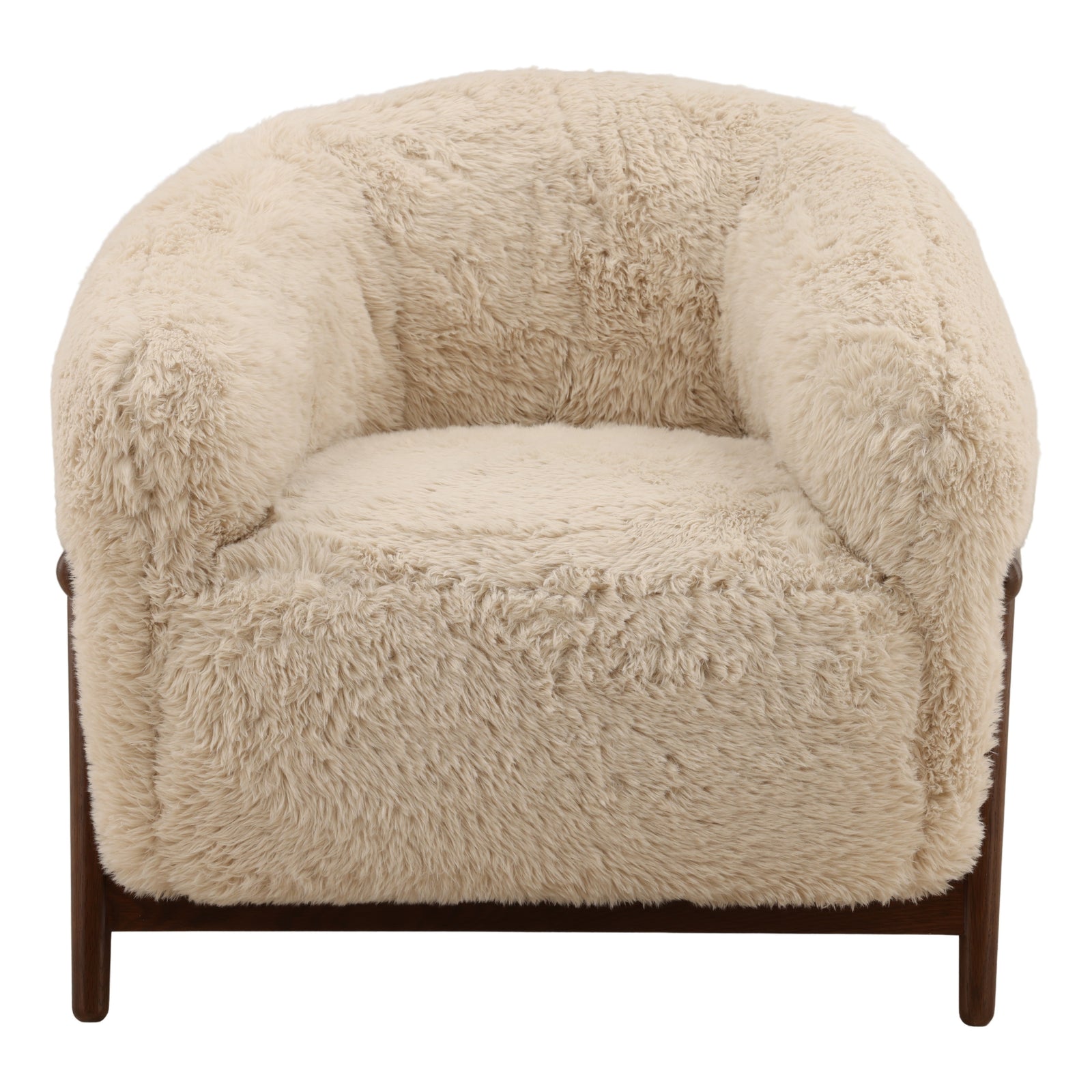 Prescot Occasional Chair Cream — Front