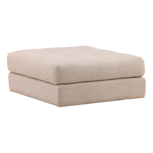 Winsleit Ottoman Oatmeal — Front Three-Quarter
