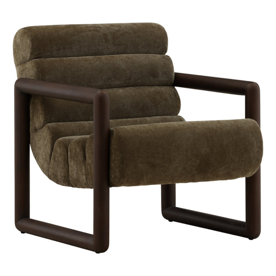 Ademarro Occasional Chair Olive — Front Three-Quarter