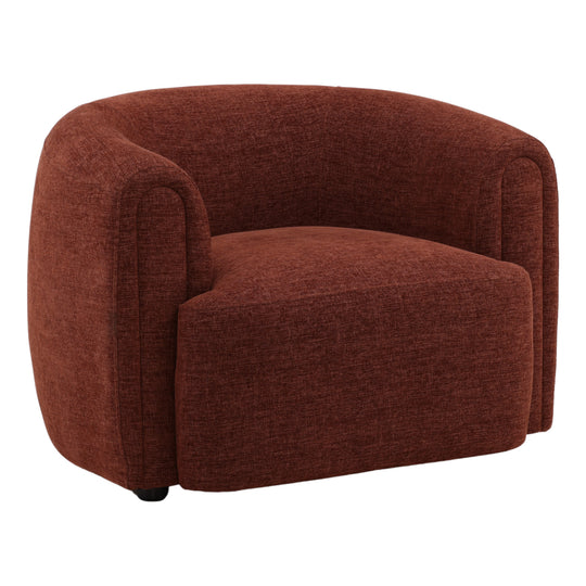Iroa Occasional Chair Rust — Front Three-Quarter