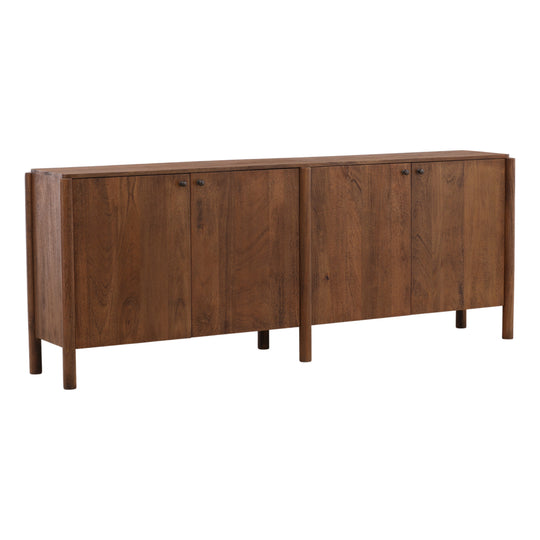 Reiku Sideboard Brown — Front Three-Quarter