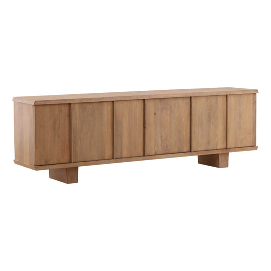 Lurea Sideboard Light Natural — Front Three-Quarter
