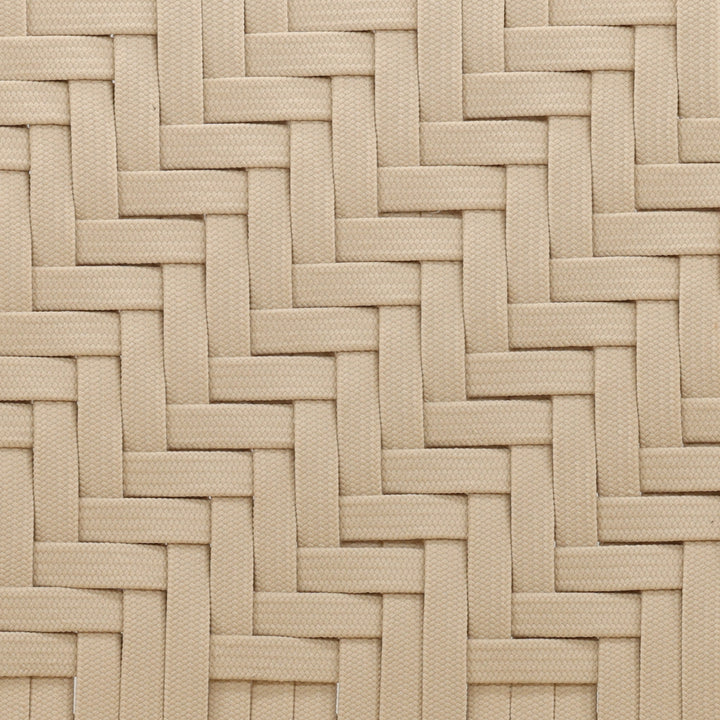 Meesa Outdoor Dining Chair Cream — Detail 1