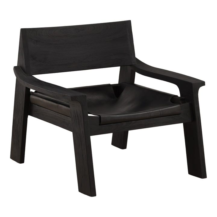 Osoria Occasional Chair Black — Front Three-Quarter