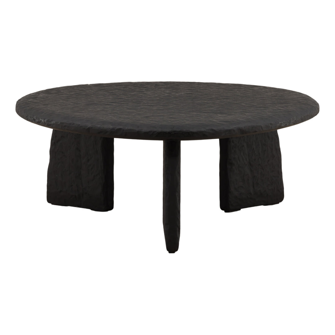 Beaux Coffee Table Black — Front Three-Quarter