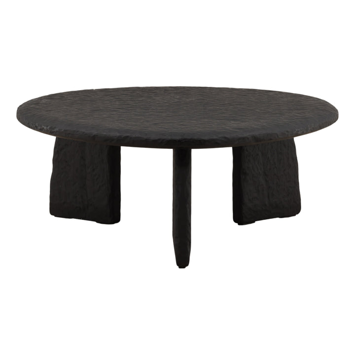 Beaux Coffee Table Black — Front Three-Quarter