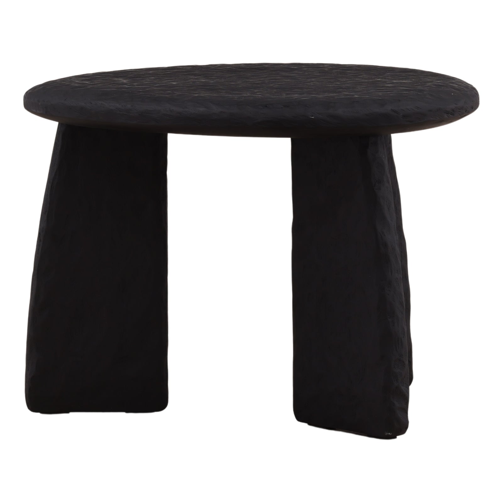 Beaux Side Table Black — Front