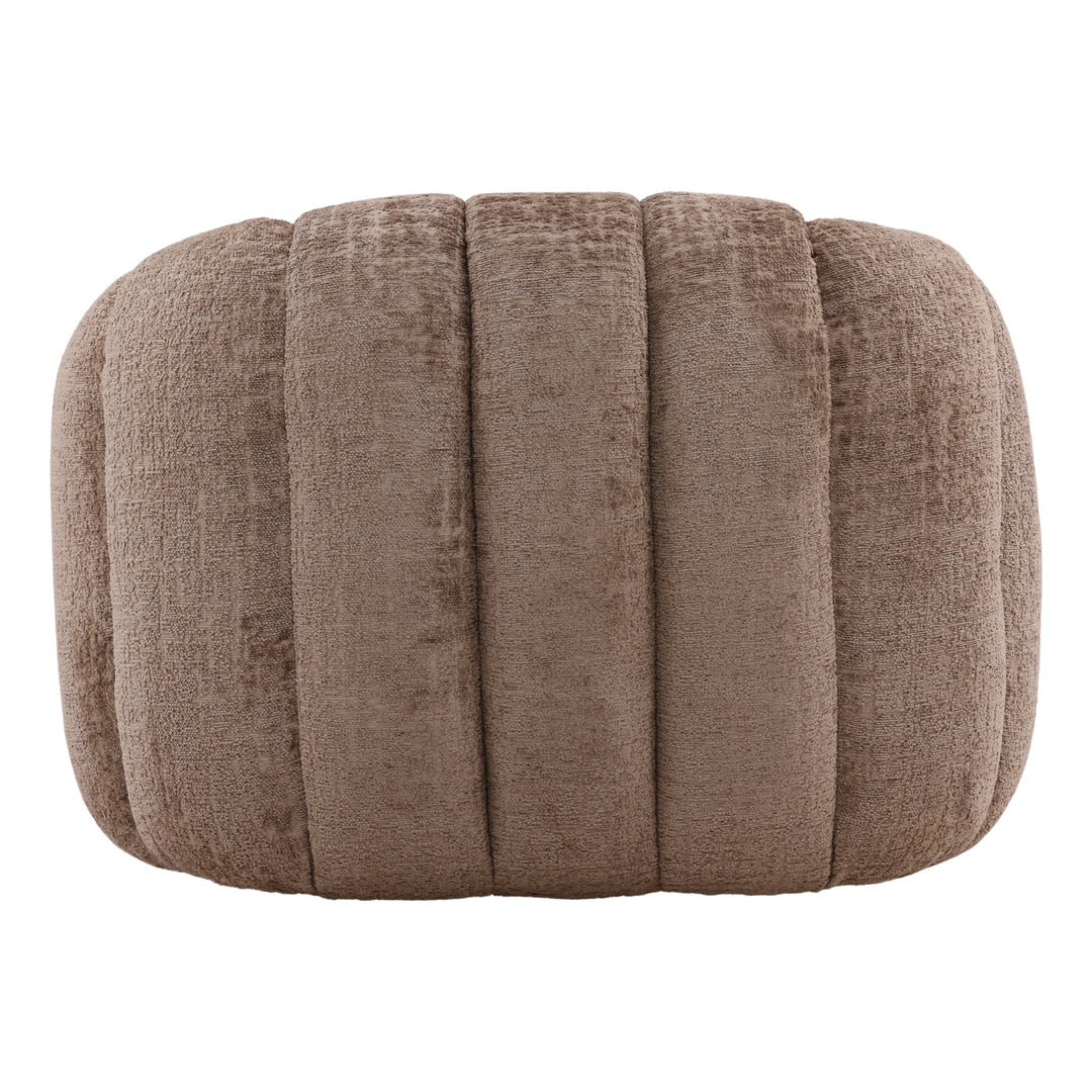 Rumie Swivel Chair Brown — Back