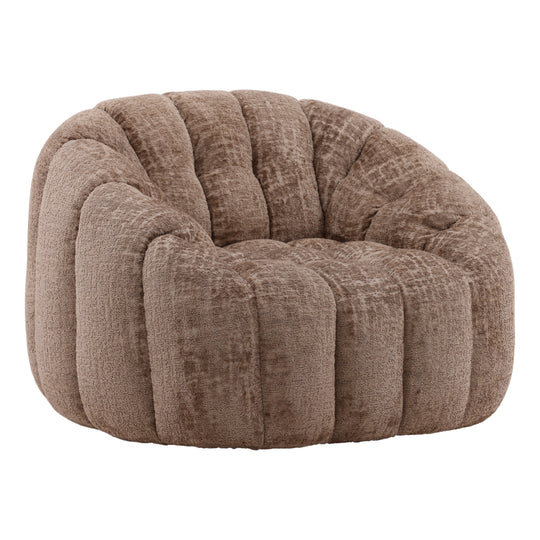 Rumie Swivel Chair Brown — Front Three-Quarter