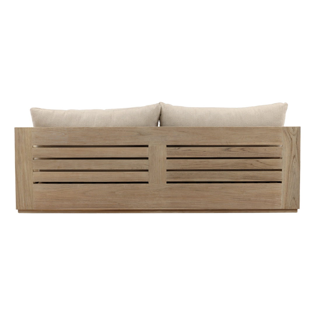 Lucrezia Outdoor Sofa Grey — Back