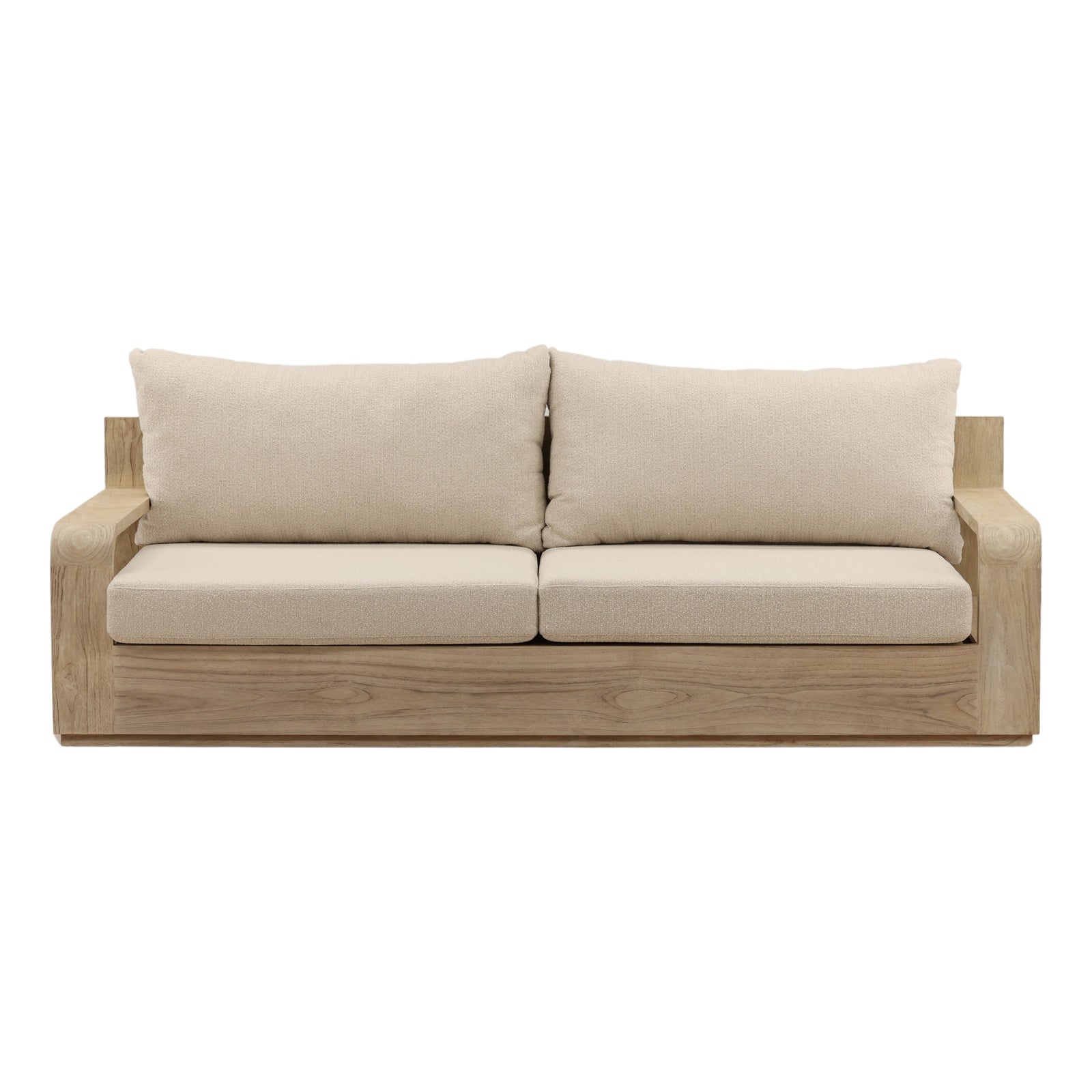Lucrezia Outdoor Sofa Grey — Front