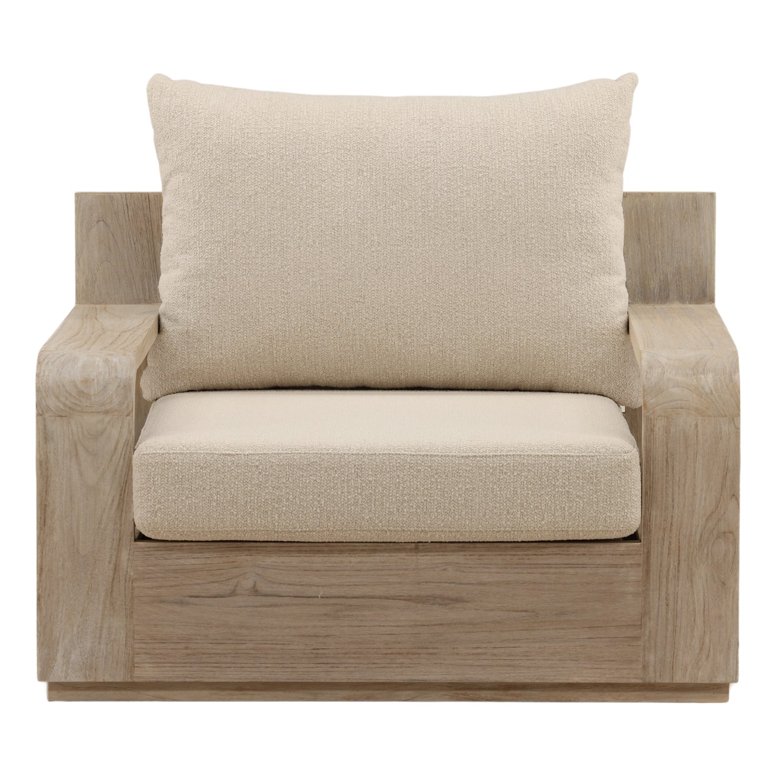 Lucrezia Outdoor Sofa Chair Grey — Front