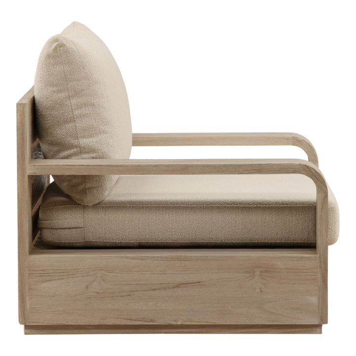 Lucrezia Outdoor Sofa Chair Grey — Profile