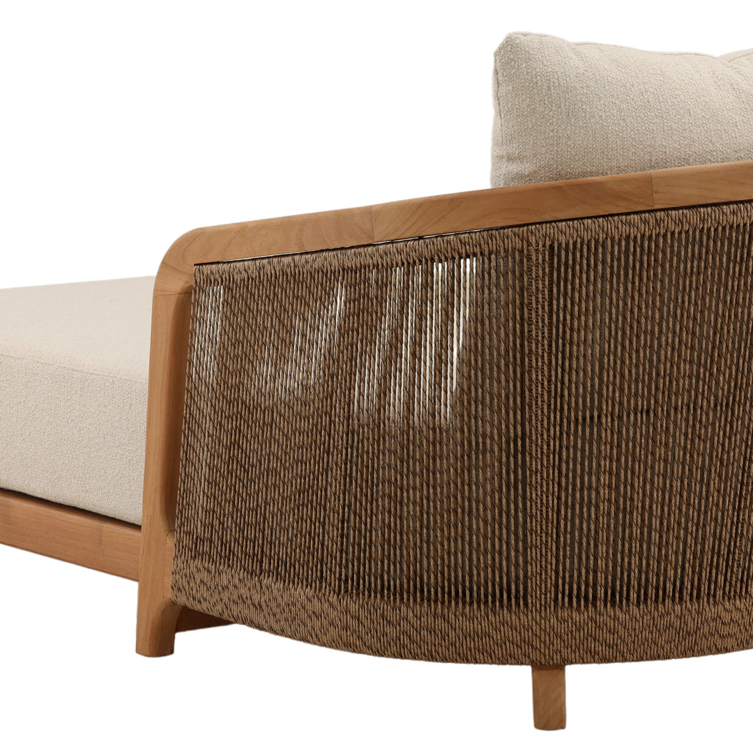 Kian Outdoor Chaise Sand — Detail 1