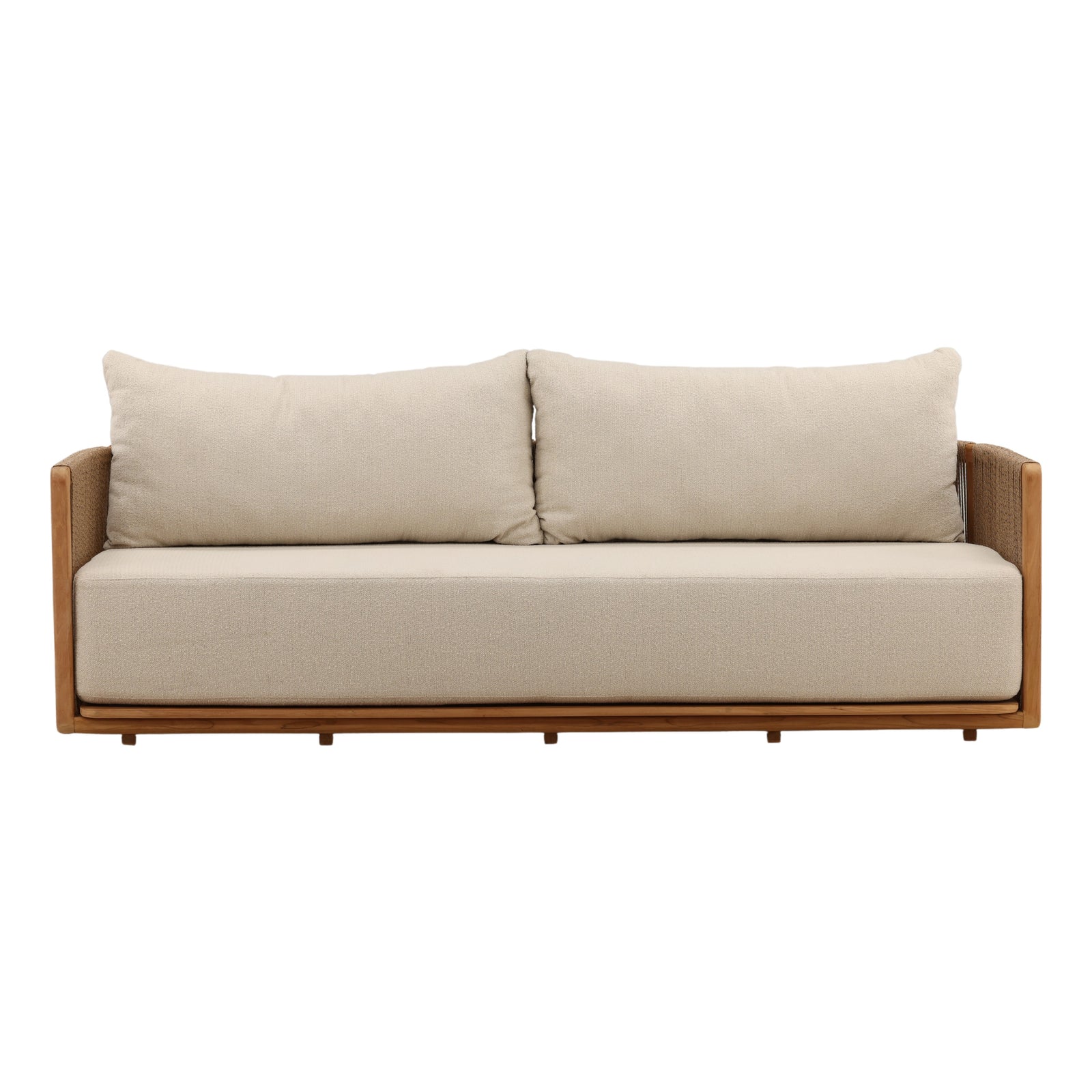 Zoisia Outdoor Sofa Sand — Front
