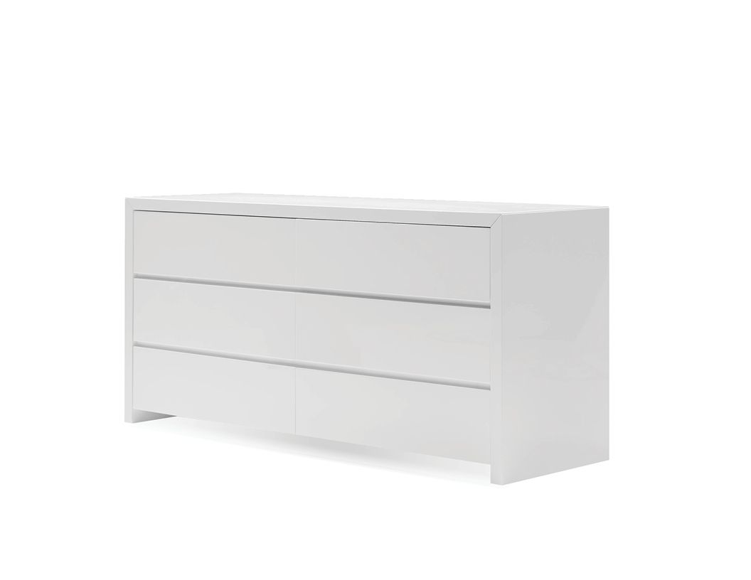 White High Gloss / Soft Closing Drawers