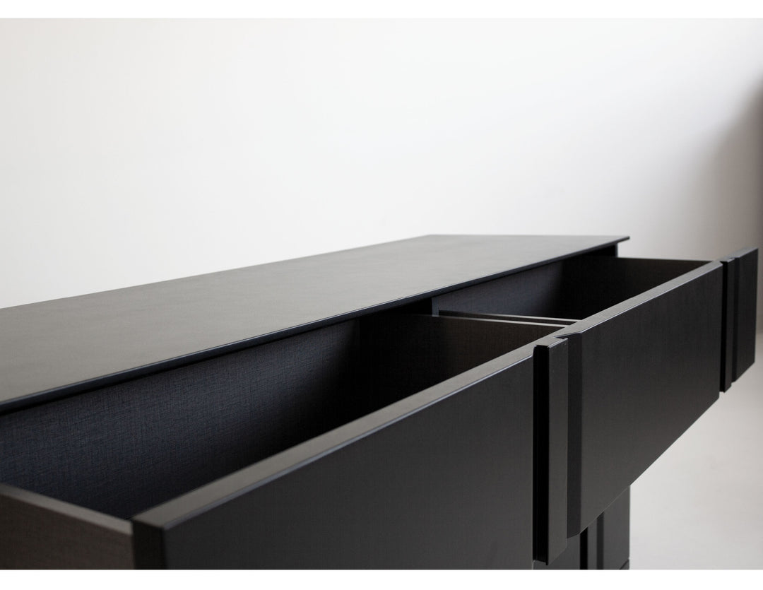 Black Textured / Soft Closing Drawers