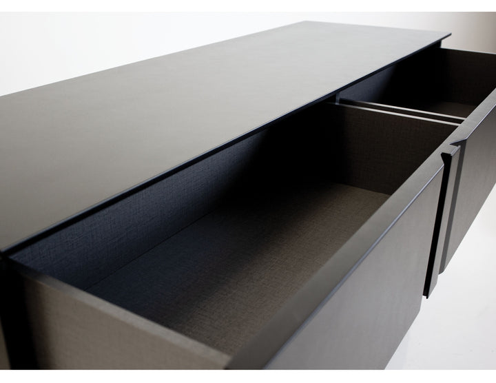 Black Textured / Soft Closing Drawers