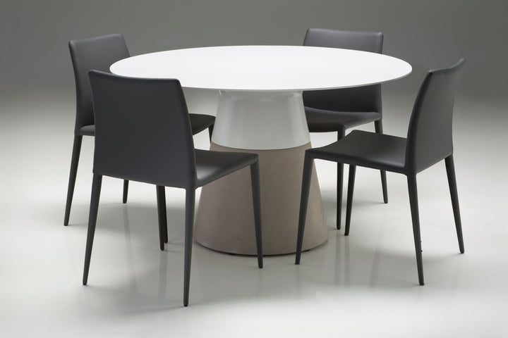 American Home Furniture | Mobital - MALDIVES 49" Dining Table Round Concrete Base