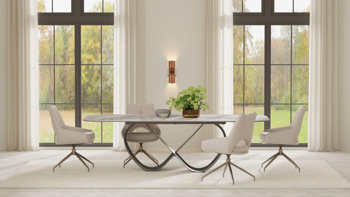 WAVE 103" Dining Table Dining Table - AmericanHomeFurniture