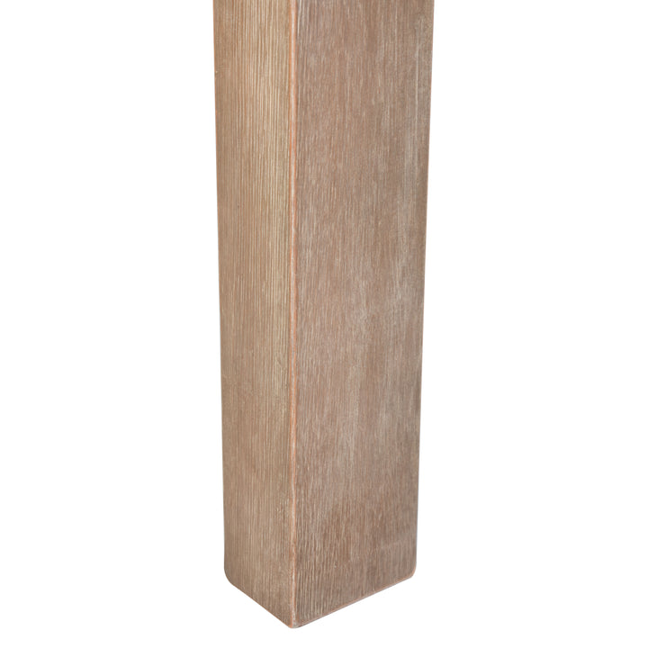 106.6"W x 106.6"D x 34.5"H / Natural/Light Grey