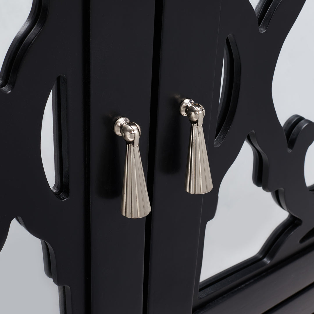 72"W x 19"D x 34"H / Black