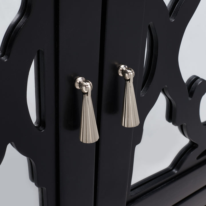 72"W x 19"D x 34"H / Black